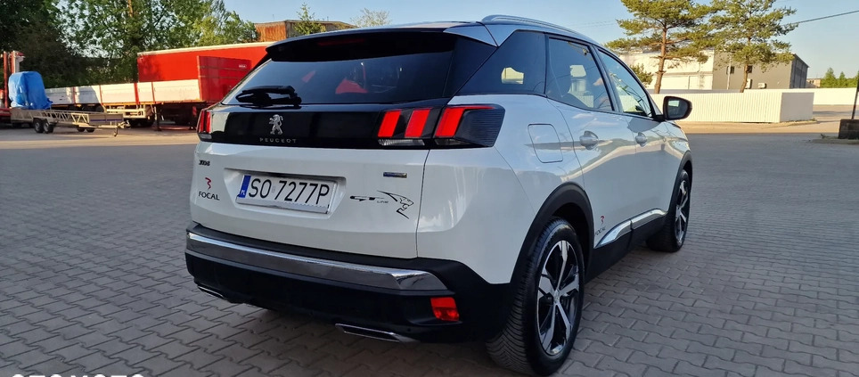 Peugeot 3008 cena 88888 przebieg: 64520, rok produkcji 2017 z Piaski małe 781